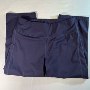 Gradual Blue Active Cropped Leggings